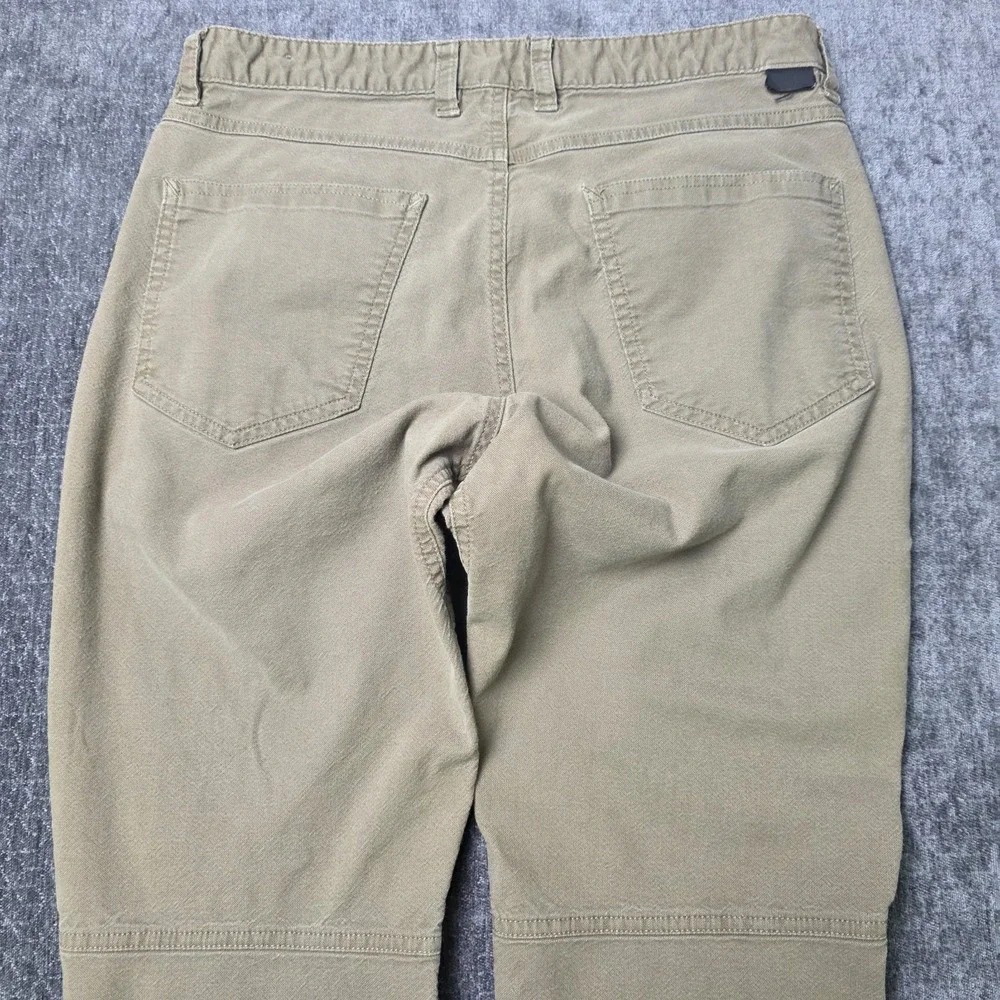 The North Face Motion Pants Men 32x30 Flex Canvas Articulated Hiking Trail Green